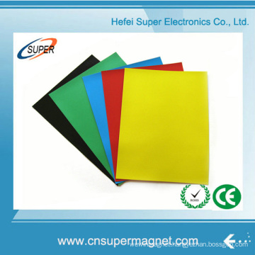 Custom Coating Colorful Soft Rubber Flexible Sheet Magnet